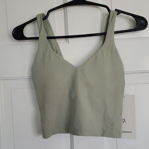 NWT Lululemon Align Fog Green Tank Sz 2